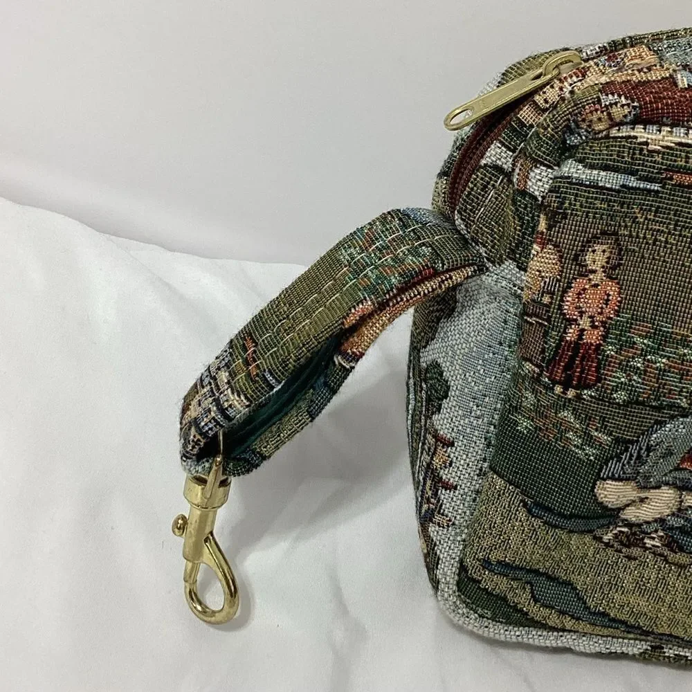 Holdings Brand Golf Theme Tapestry Bag With Side Clip Golf Ball Bag